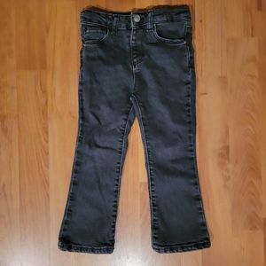 Zara Toddler Black Bootcut Jeans